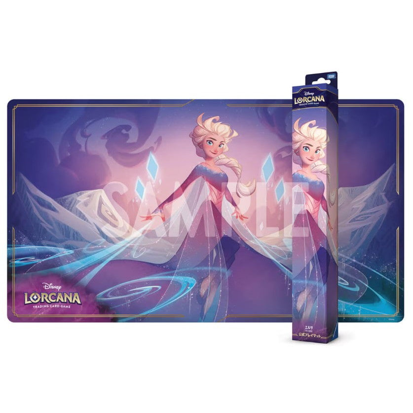 【新品】【お取り寄せ】[TCG] ディズニー・ロルカナ・TCG 日本語版 公式プレイマット「エルサ 第5の精霊」 タカラトミー(20251031)