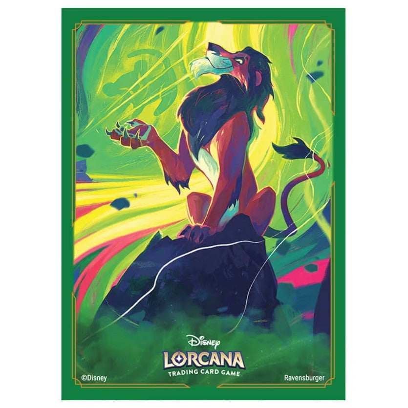 【新品】【お取り寄せ】[TCG] ディズニー・ロルカナ・TCG 日本語版 公式カードスリーブ「スカー 執念深きライオン」 タカラトミー(20251031)