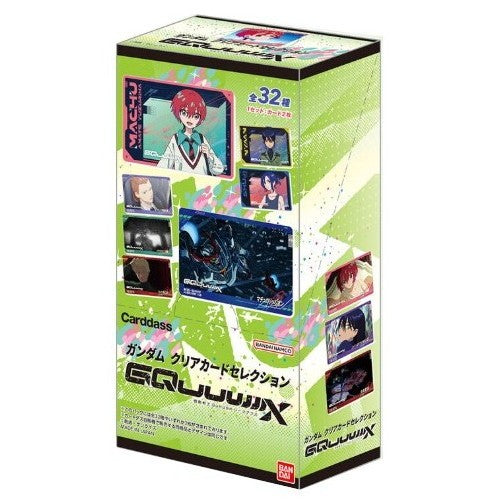 【新品即納】[TCG] (BOX) ガンダム クリアカードセレクション ～機動戦士Gundam GQuuuuuuX～(ガンダム ジークアクス) バンダイ(10パック)(20251205)