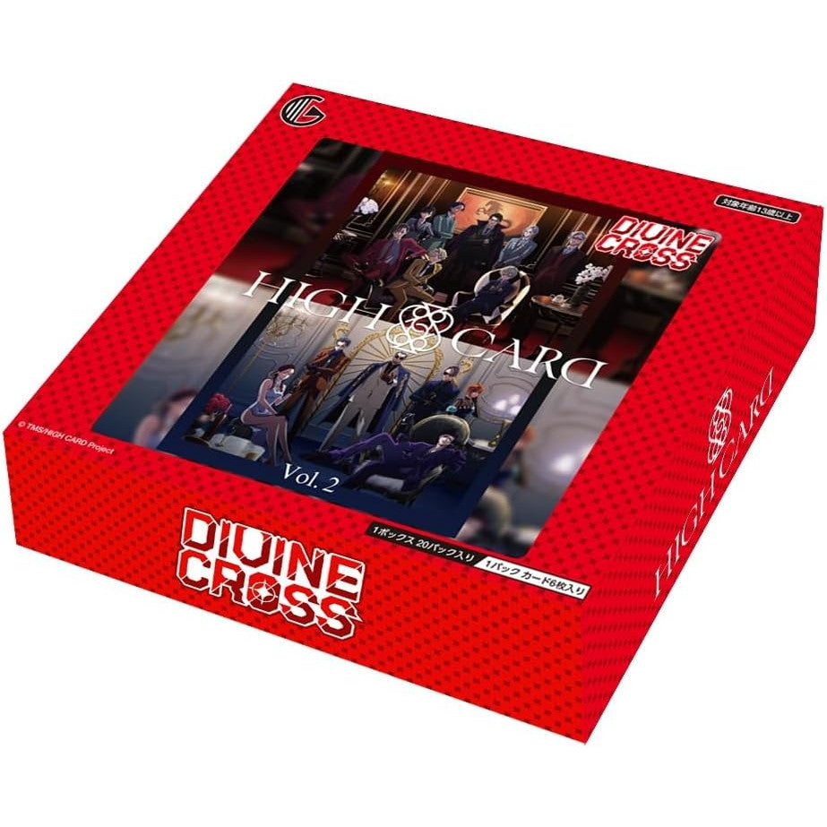 【新品即納】[TCG] (INカートン) DIVINE CROSS(ディヴァインクロス) HIGH CARD(ハイカード) Vol.2 ブースターパック TCG(6BOX)(20260227)