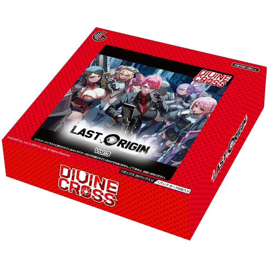 【新品即納】[TCG] (OUTカートン) DIVINE CROSS(ディヴァインクロス) LAST ORIGIN(ラストオリジン) Vol.3 ブースターパック TCG(4INカートン)(20260227)