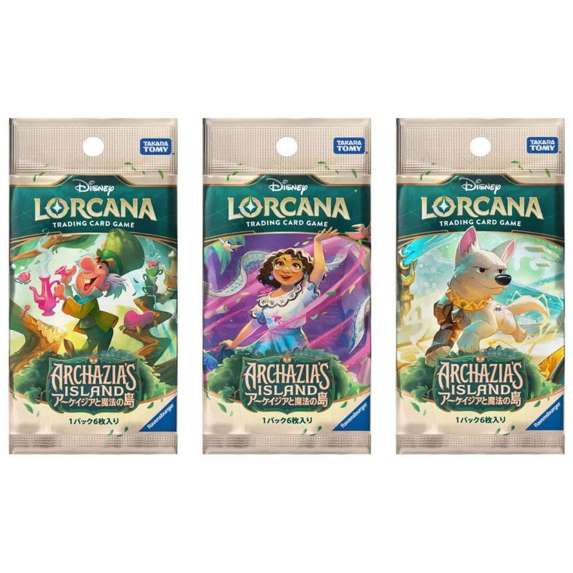 【新品即納】[TCG] ディズニー・ロルカナ・TCG 日本語版 ブースターパック アーケイジアと魔法の島 タカラトミー(20251227)