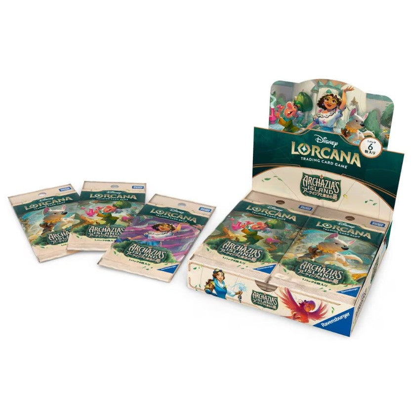 【予約前日出荷】[TCG] (BOX) ディズニー・ロルカナ・TCG 日本語版 ブースターパック アーケイジアと魔法の島 タカラトミー(16パック)(20251227)