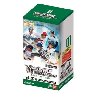 【新品】【お取り寄せ】[TCG] (BOX) プロ野球 ファンスターズリーグ ブースターパック セ・リーグ 2026 Vol.1 バンダイ(10パック)(20260328)