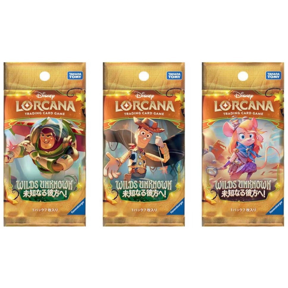【新品即納】[TCG] ディズニー・ロルカナ・TCG 日本語版 ブースターパック WILDS UNKNOWN 未知なる彼方へ! タカラトミー(20260508)