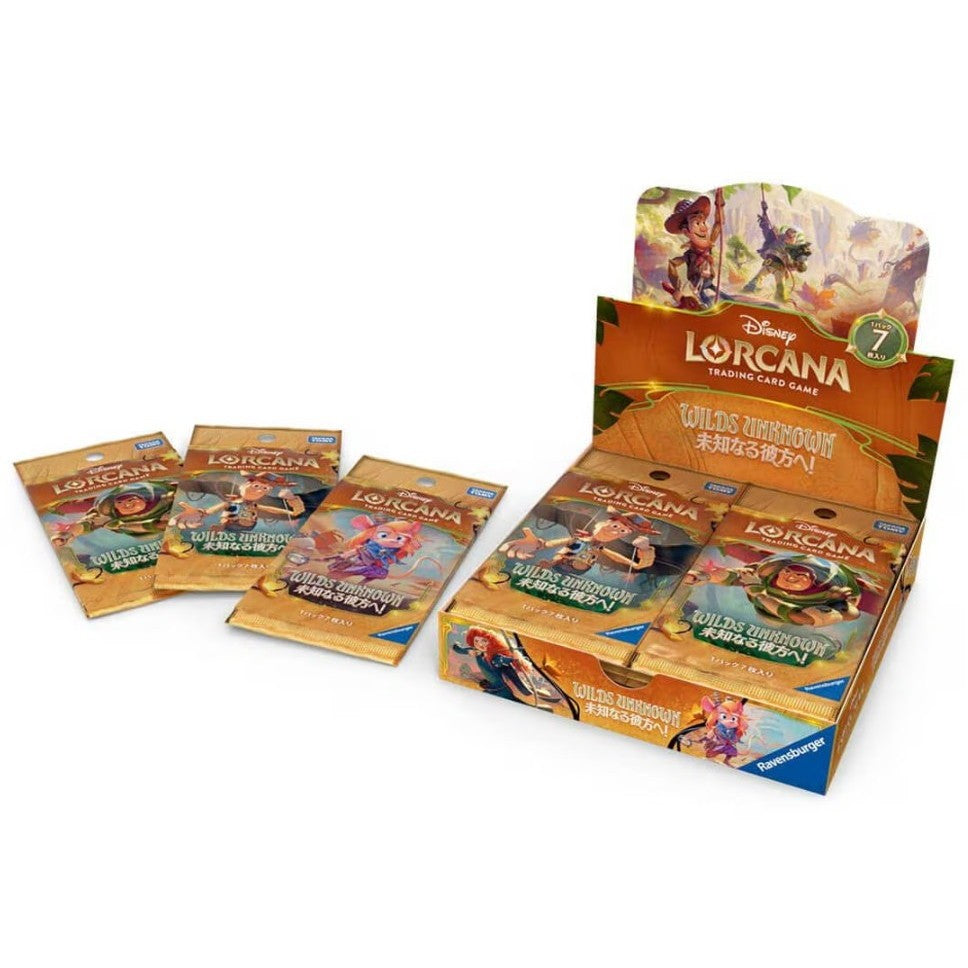 【新品即納】[TCG] (カートン) ディズニー・ロルカナ・TCG 日本語版 ブースターパック WILDS UNKNOWN 未知なる彼方へ! タカラトミー(15BOX)(20260508)