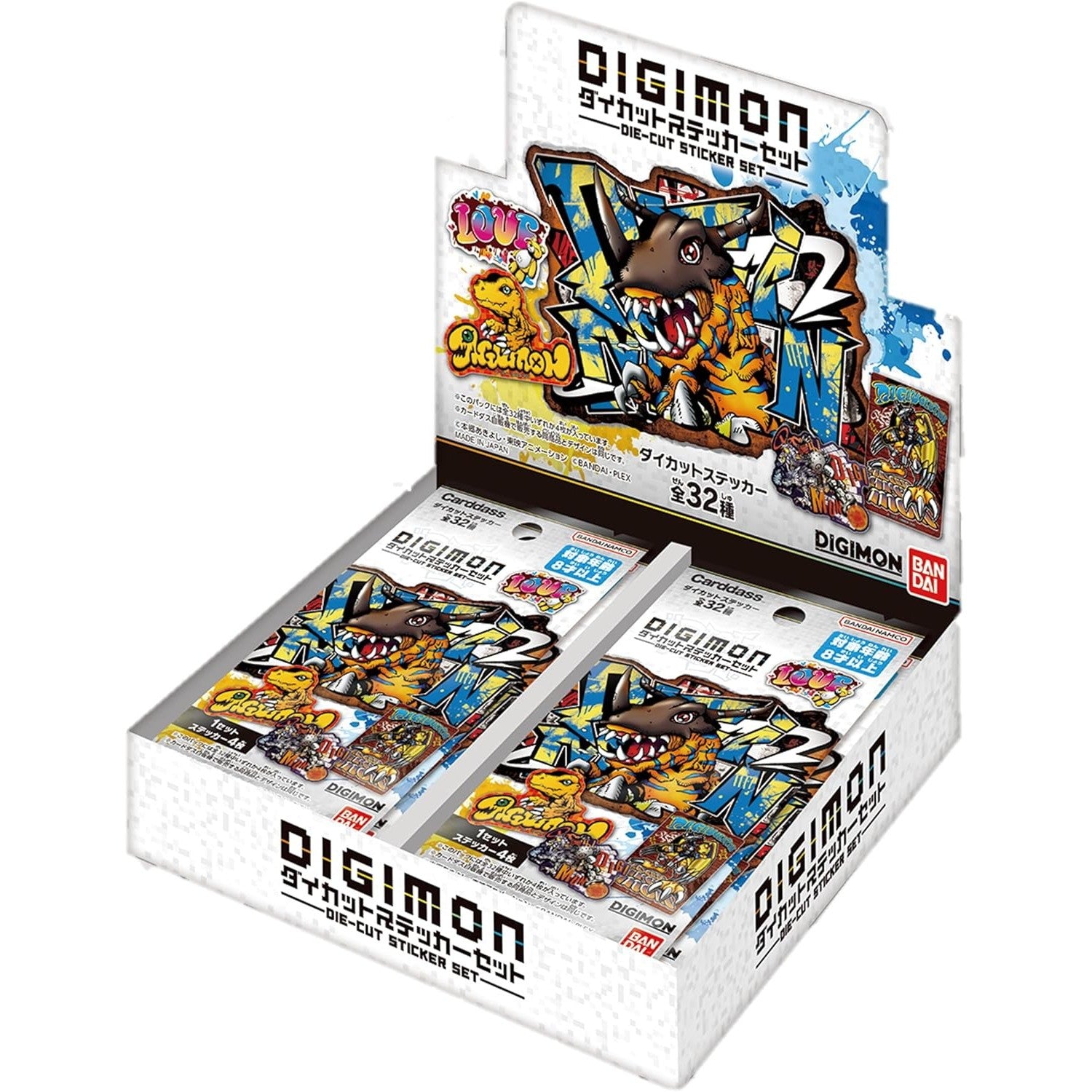 【新品即納】[TCG] (BOX) DIGIMON(デジモン) ダイカットステッカーセット(パック) バンダイ(20パック)(20260320)