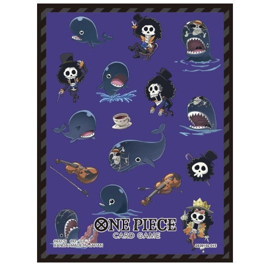【新品即納】[TCG] ONE PIECE(ワンピース) カードゲーム オフィシャルカードスリーブ14 B:ブルック&ラブーン バンダイ(20260228)