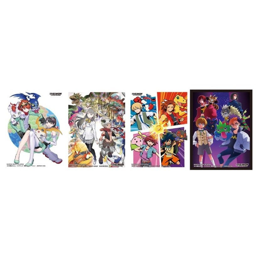 【予約前日出荷】[TCG] (BOX) デジモンカードゲーム オフィシャルカードスリーブ03 バンダイ(4種アソート)(4種×3個)(20260704)