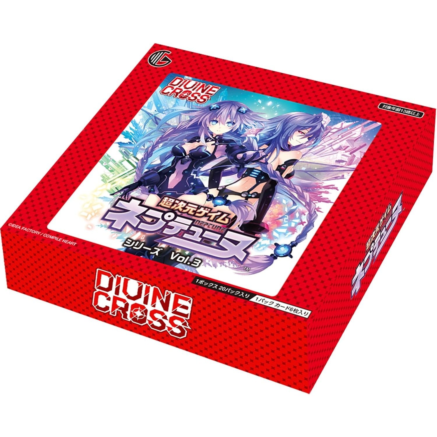 【新品即納】[TCG] (OUTカートン) DIVINE CROSS(ディヴァインクロス) ネプテューヌシリーズ Vol.3 ブースターパック TCG(4INカートン)(20260625)
