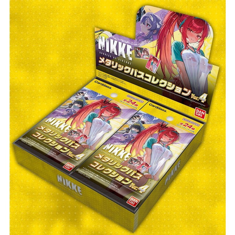 【新品即納】[TCG] (カートン) 勝利の女神:NIKKE(ニケ) メタリックパスコレクションVer.4(パック) バンダイ(12BOX)(20260529)