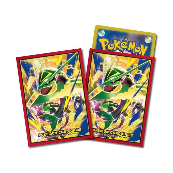 【新品】【お取り寄せ】[TCG] ポケモンカードゲーム デッキシールド プレミアム・グロス メガレックウザ ポケモン(20260731)