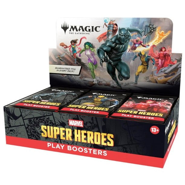 【予約前日出荷】[TCG] (BOX) MTG マジック:ザ・ギャザリング マーベル スーパー・ヒーローズ(Marvel Super Heroes) プレイ・ブースター(英語版) ウィザーズ・オブ・ザ・コースト(30パック)(20260626)
