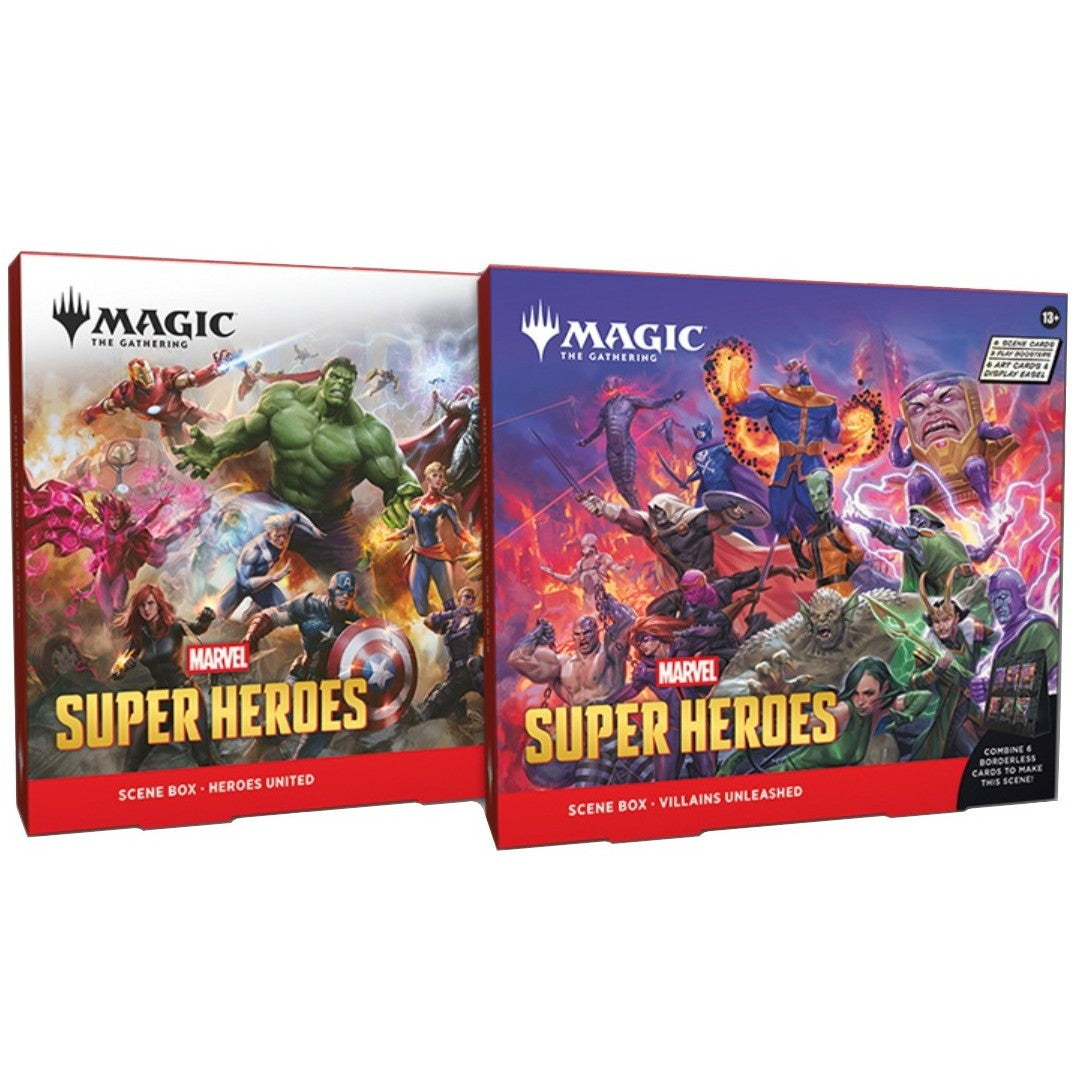 【予約前日出荷】[TCG] (BOX) MTG マジック:ザ・ギャザリング マーベル スーパー・ヒーローズ(Marvel Super Heroes) シーンボックス(英語版) ウィザーズ・オブ・ザ・コースト(2種×2個)(20260626)