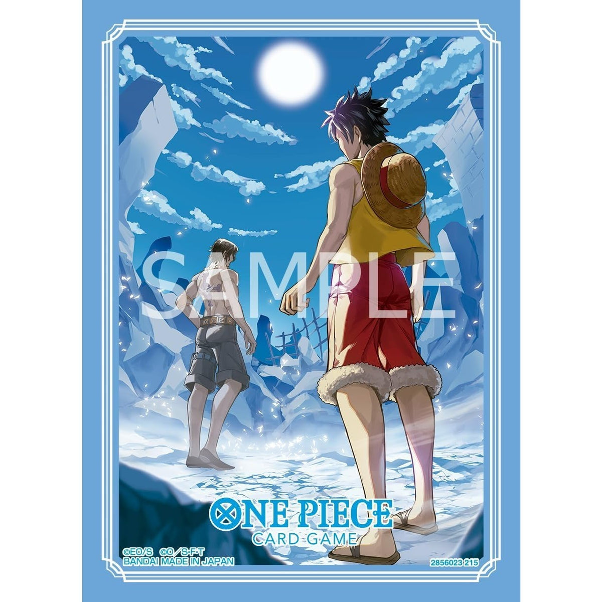 【新品】【お取り寄せ】[TCG] ONE PIECE(ワンピース) カードゲーム オフィシャルカードスリーブ15 A:ルフィ&エース バンダイ(20260530)