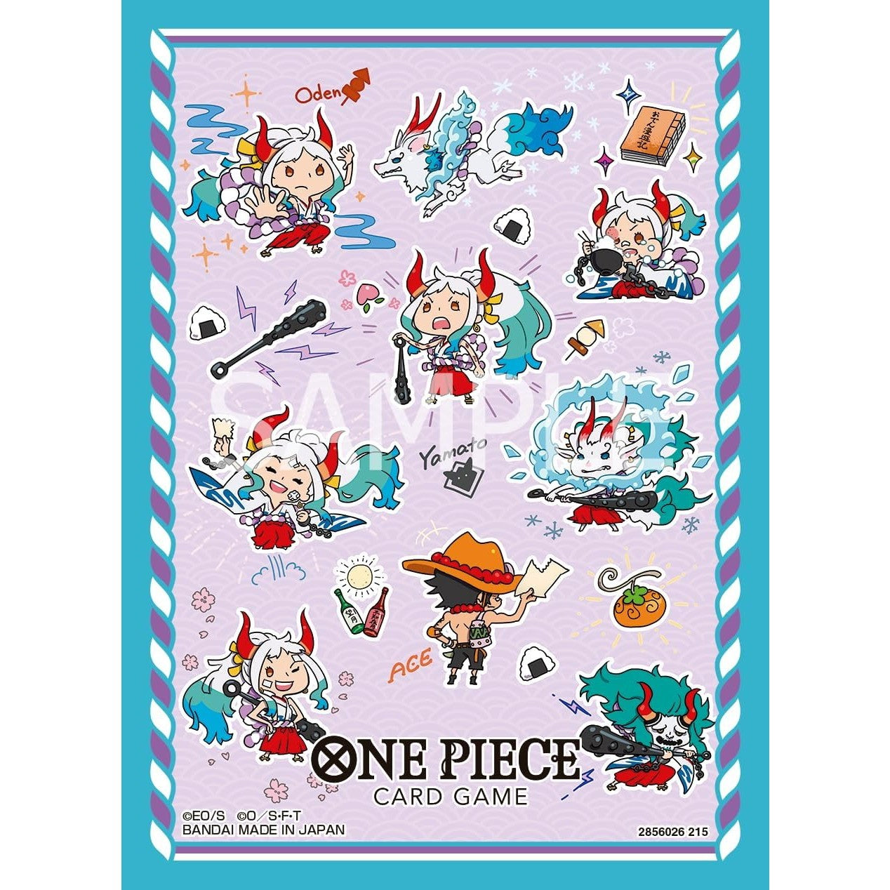 【予約前日出荷】[TCG] ONE PIECE(ワンピース) カードゲーム オフィシャルカードスリーブ15 D:ヤマト バンダイ(20260530)