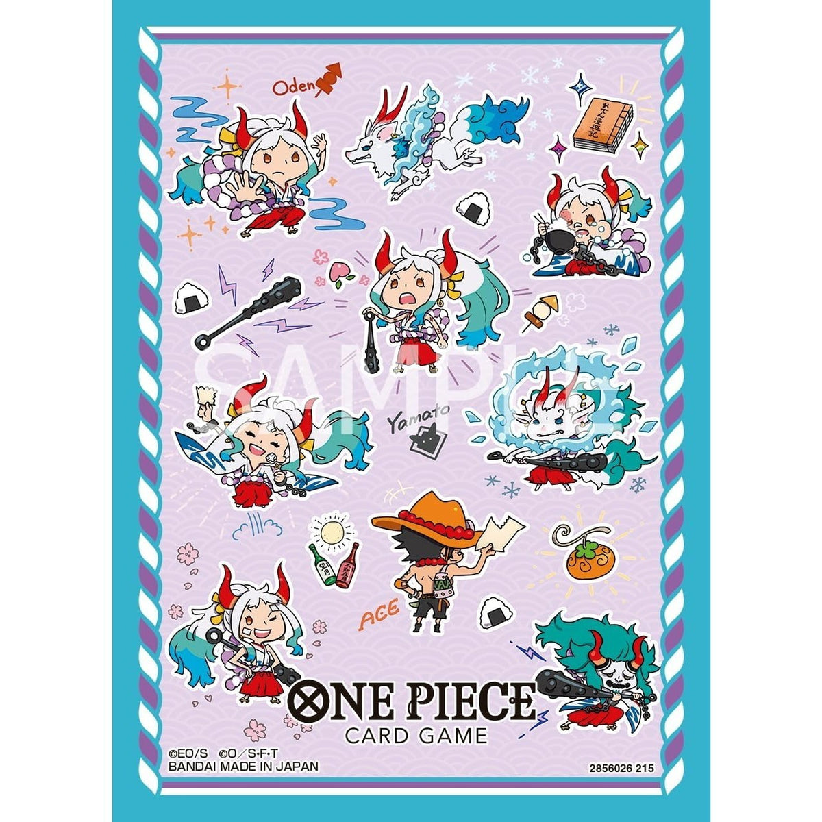 【新品】【お取り寄せ】[TCG] ONE PIECE(ワンピース) カードゲーム オフィシャルカードスリーブ15 D:ヤマト バンダイ(20260530)