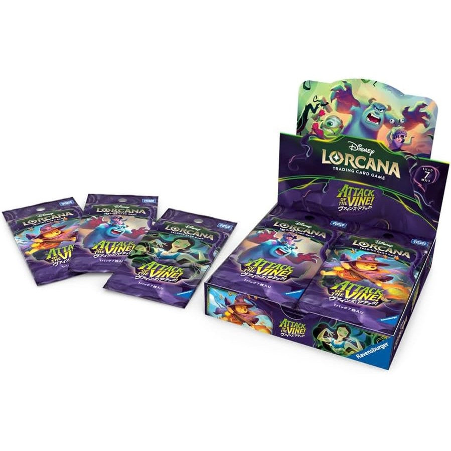 【新品即納】[TCG] (BOX) ディズニー・ロルカナ・TCG 日本語版 ブースターパック ヴァインズ・アタック! タカラトミー(16パック)(20260717)
