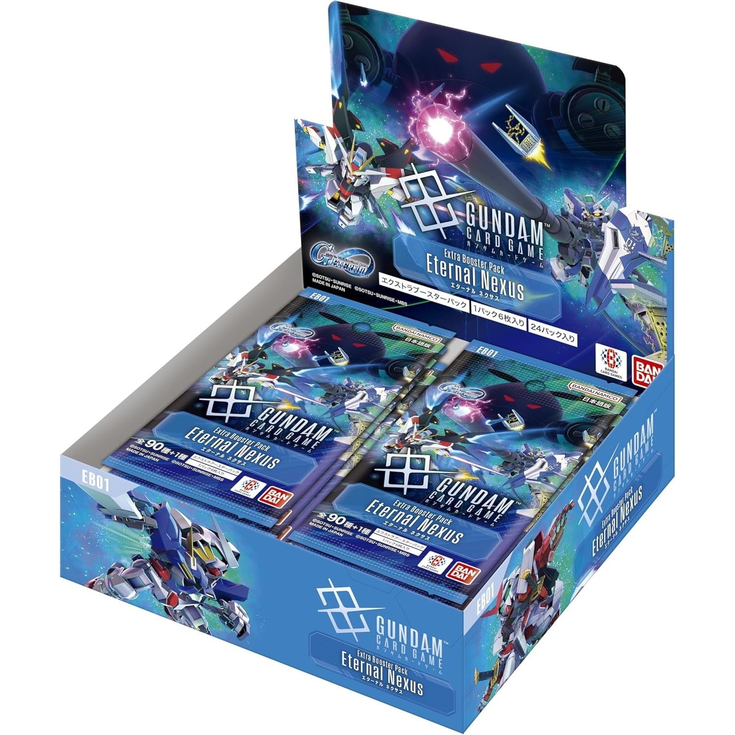 【新品即納】[TCG] (カートン) ガンダムカードゲーム エクストラブースター SDガンダム ジージェネレーション エターナル Eternal Nexus(エターナル ネクサス)【EB01】 バンダイ(12BOX)(20260627)