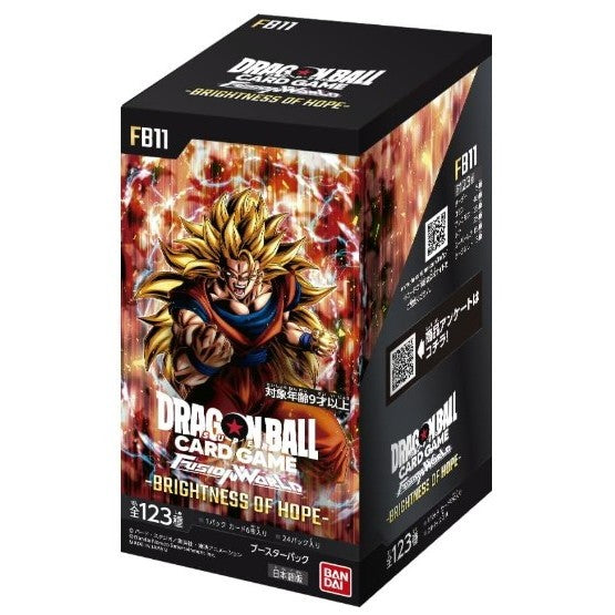 【予約前日出荷】[TCG] (BOX) ドラゴンボールスーパーカードゲーム フュージョンワールド ブースターパック BRIGHTNESS OF HOPE(ブライトネス オブ ホープ)【FB11】 バンダイ(24パック)(20260912)