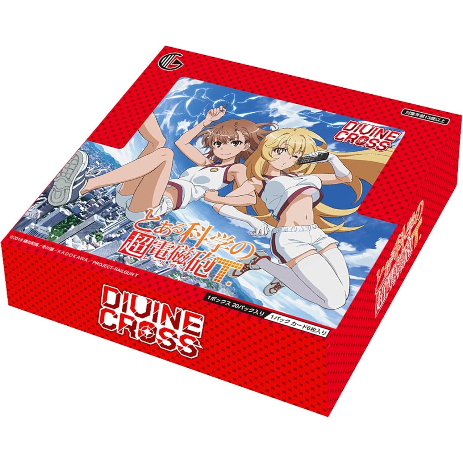 【予約前日出荷】[TCG] (OUTカートン) DIVINE CROSS(ディヴァインクロス) とある科学の超電磁砲T.(レールガンT) ブースターパック TCG(4INカートン)(20260723)