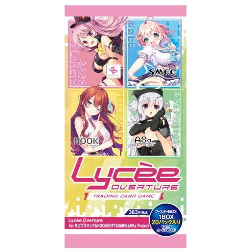 【新品】[TCG] (カートン) 早期予約CP特典付(限定スリーブ&カード 16SET) Lycee Overture(リセ オーバーチュア) Ver.サガプラネッツ&HOOKSOFT&SMEE&Asa Project ブースターパック ムービック(16BOX)(20260828)