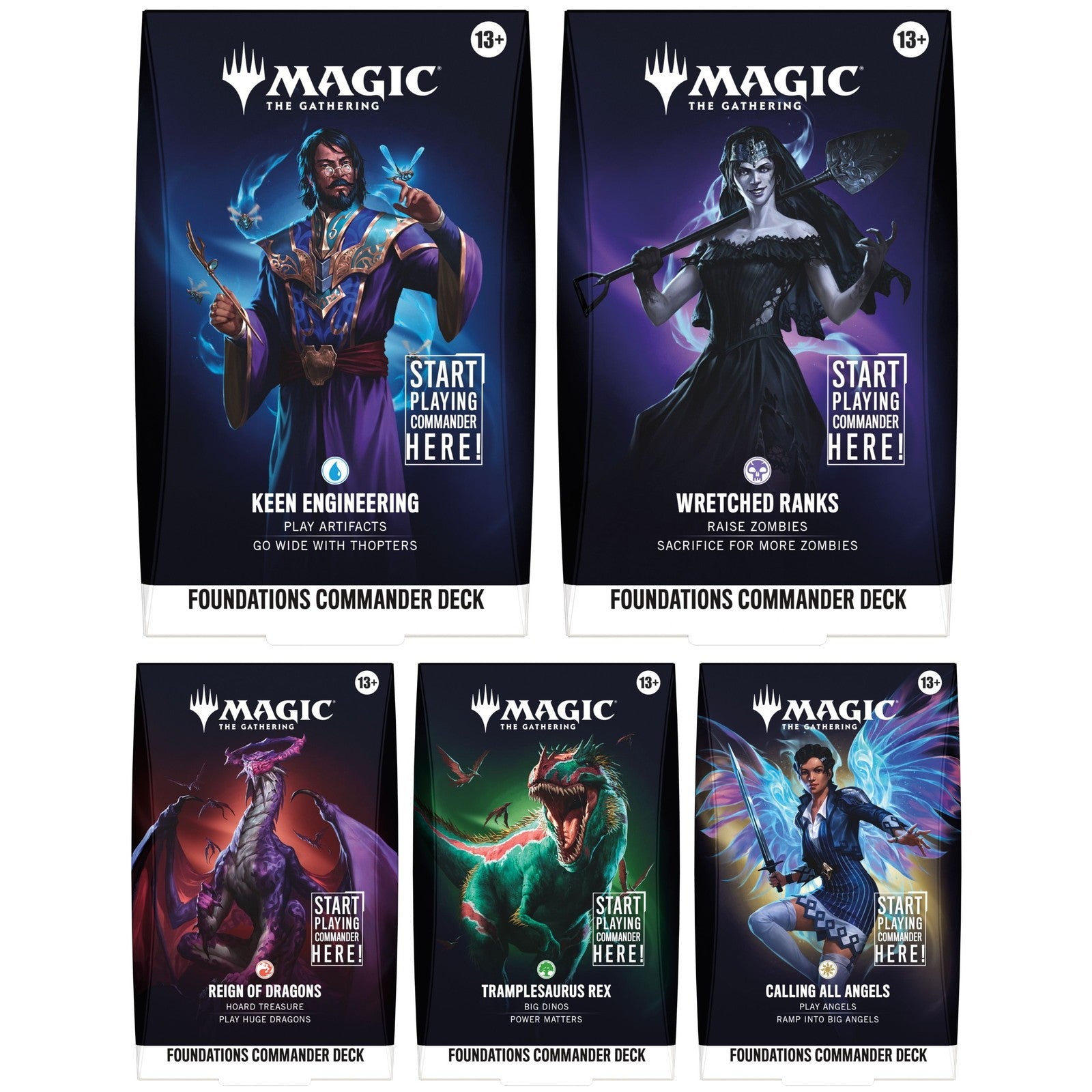 【予約前日出荷】[TCG] (カートン) MTG マジック:ザ・ギャザリング リアリティ・フラクチャー(REALITY FRACTURE) スターター・統率者デッキ(Starter Commander deck)(英語版) ウィザーズ・オブ・ザ・コースト(5種×1個)(20261002)