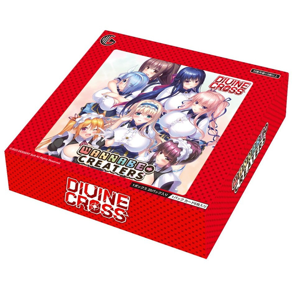 【予約前日出荷】[TCG] (OUTカートン) DIVINE CROSS(ディヴァインクロス) WANNABE→CREATORS(ワナビクリエイターズ) ブースターパック TCG(4INカートン)(20260924)