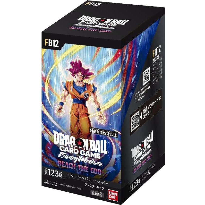 【予約】[TCG] (BOX) ドラゴンボールスーパーカードゲーム フュージョンワールド ブースターパック REACH THE GOD(リーチ・ザ・ゴッド)【FB12】 バンダイ(24パック)(20261212)