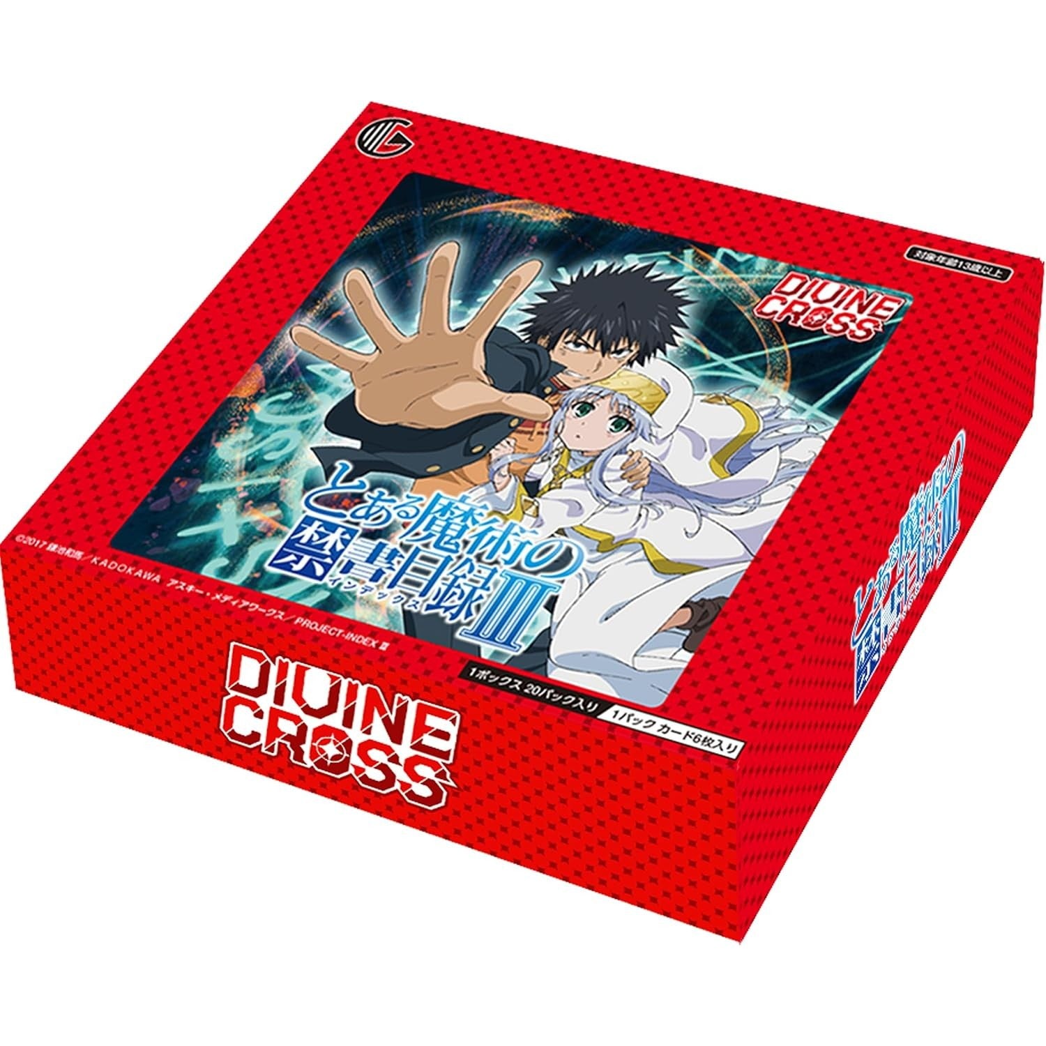 【予約】[TCG] (BOX) DIVINE CROSS(ディヴァインクロス) とある魔術の禁書目録III(インデックス3) ブースターパック TCG(20パック)(20261022)