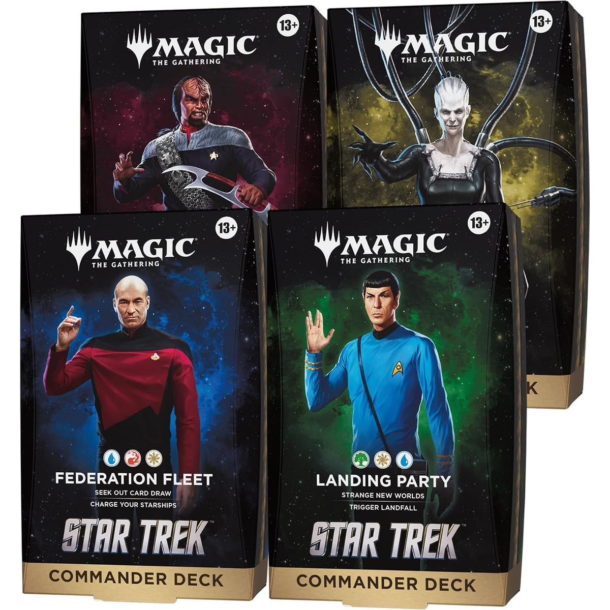 【予約】[TCG] (カートン) MTG マジック:ザ・ギャザリング スター・トレック(STAR TREK) 統率者デッキ(英語版) ウィザーズ・オブ・ザ・コースト(4種×1個)(20261113)