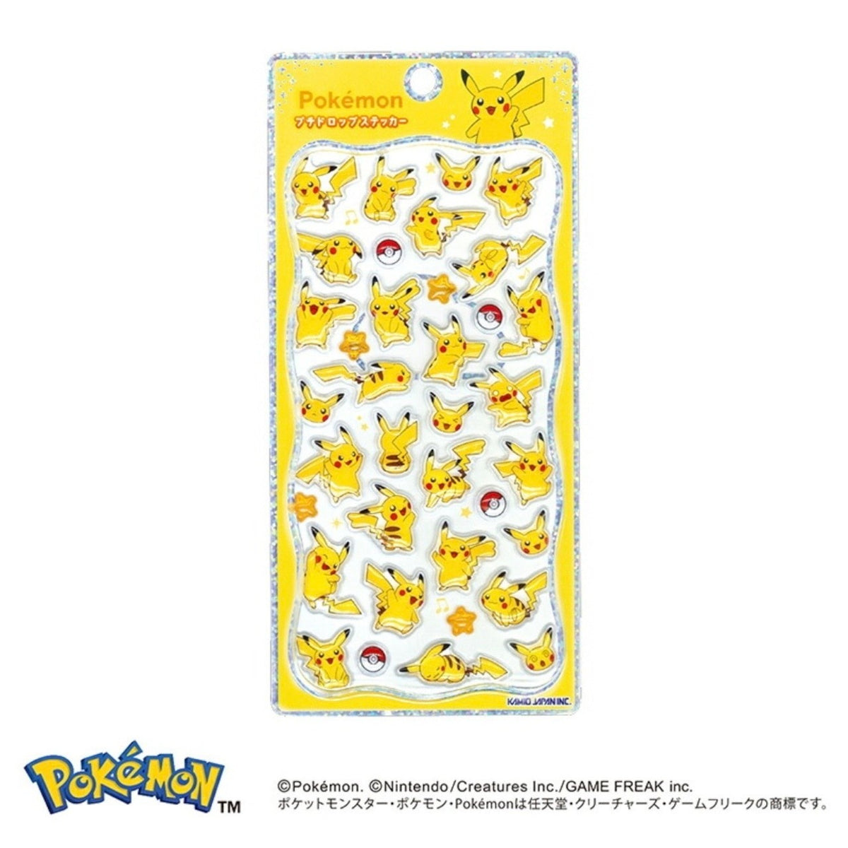 【新品】[TCG] ポケモン プチドロップステッカー ピカチュウ カミオジャパン(307989)(20260926)