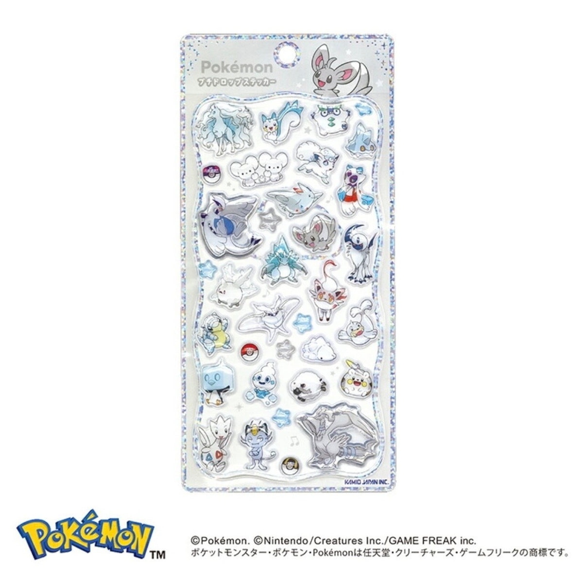 【新品】[TCG] ポケモン プチドロップステッカー ホワイト カミオジャパン(307999)(20260926)