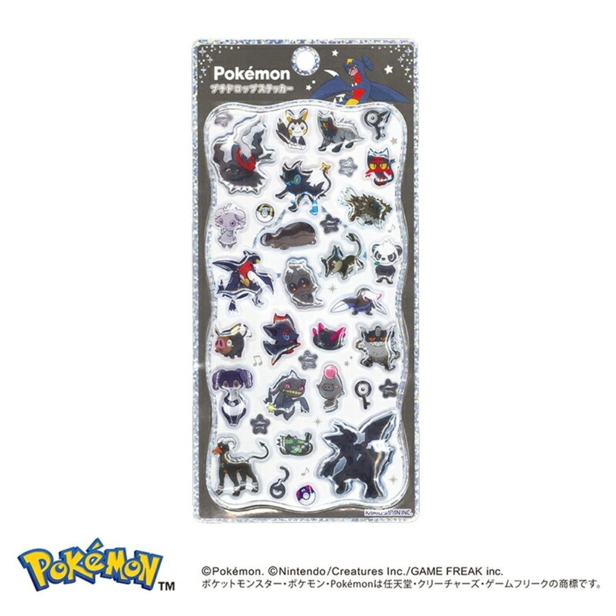 【新品】[TCG] ポケモン プチドロップステッカー ブラック カミオジャパン(308000)(20260926)