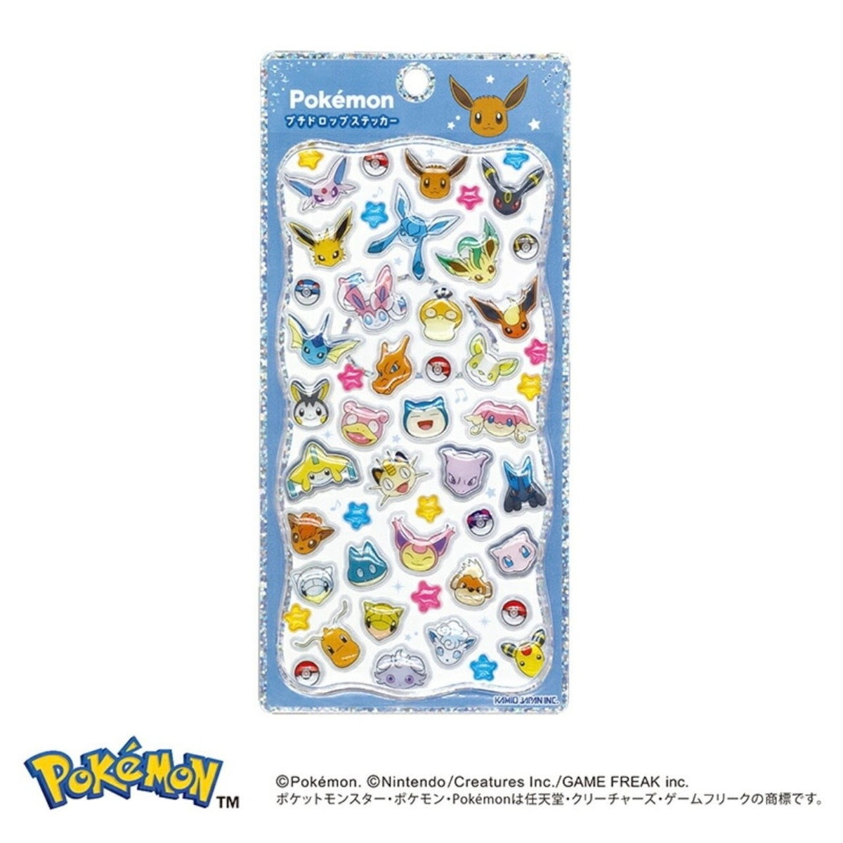 【新品】[TCG] ポケモン プチドロップステッカー フェイス2 カミオジャパン(308002)(20260926)