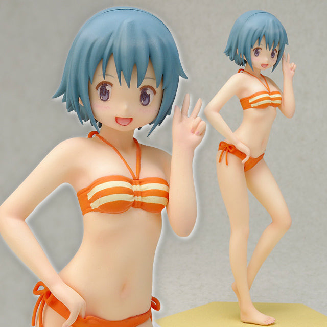 【中古即納】[FIG] BEACH QUEENS(ビーチクイーンズ) 美樹さやか Ver.2 劇場版 魔法少女まどか☆マギカ [前編] 始まりの物語/[後編] 永遠の物語 1/10 完成品 フィギュア(NF-307) ウェーブ(WAVE)(20140613)