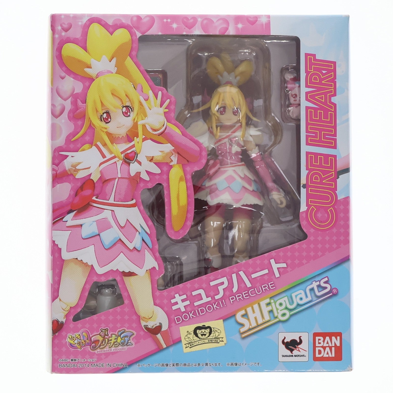 【中古即納】[FIG] S.H.Figuarts(フィギュアーツ) キュアハート ドキドキ!プリキュア 完成品 可動フィギュア バンダイ(20140531)