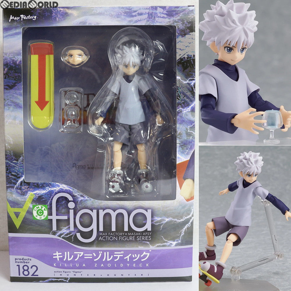 【中古即納】[FIG] (再販)figma(フィグマ) 182 キルア＝ゾルディック HUNTER×HUNTER(ハンター・ハンター) 完成品 可動フィギュア マックスファクトリー(20140427)