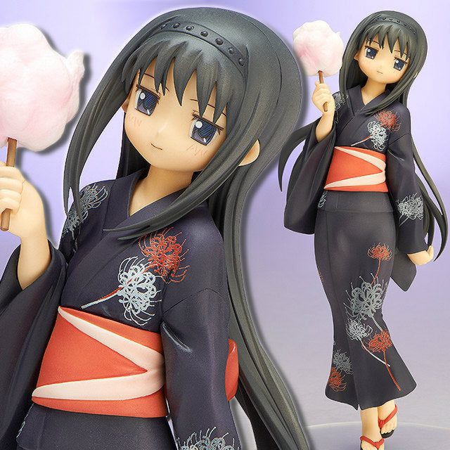 【中古即納】[FIG] 暁美ほむら(あけみほむら) 浴衣Ver. 劇場版 魔法少女まどか☆マギカ 1/8 完成品 フィギュア FREEing(フリーイング)(20140911)