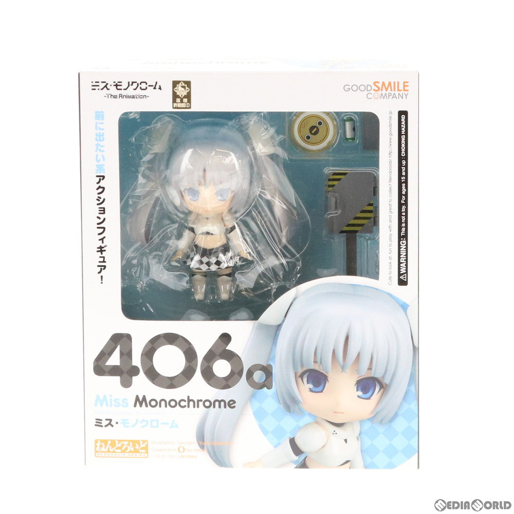 【中古即納】[FIG] ねんどろいど 406-a ミス・モノクローム -The Animation- 完成品 可動フィギュア グッドスマイルカンパニー(20140809)