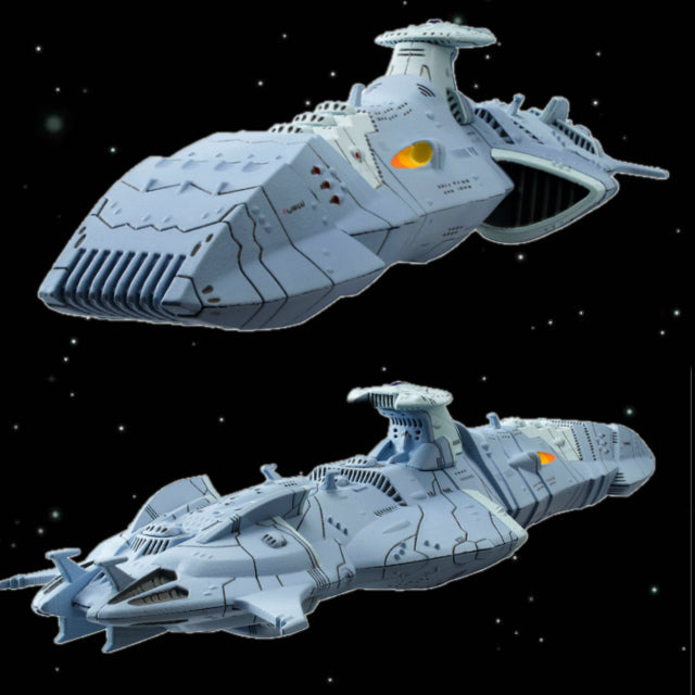 【中古即納】[FIG] コスモフリートスペシャル ゼルグート級一等航宙戦闘艦ドメラーズIII世 宇宙戦艦ヤマト2199 完成品 フィギュア メガハウス(20140731)