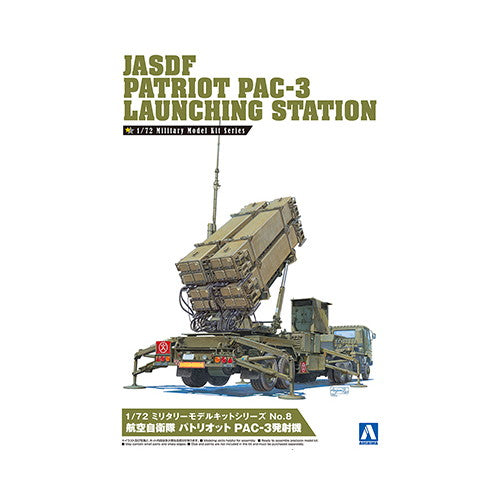 【新品即納】[PTM] (再々販)1/72 ミリタリーモデルキット No.8 航空自衛隊 パトリオットPAC3発射機 プラモデル(009956) アオシマ(20250228)