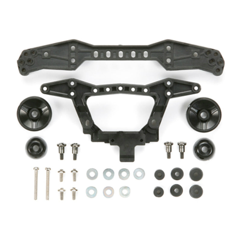 【新品】【お取り寄せ】[PTM] GP412 カーボン強化リヤダブルローラーステー(3点固定タイプ) タミヤ(20111007)