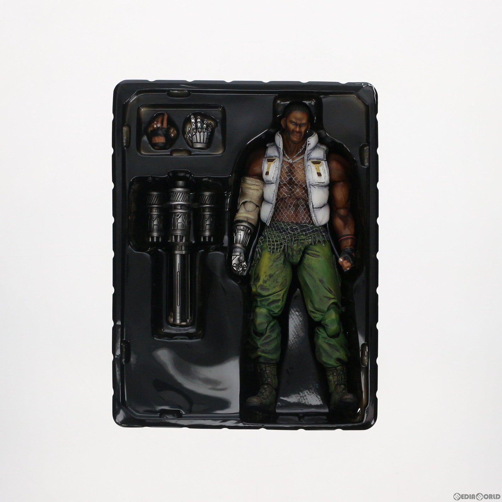 【中古即納】[FIG] PLAY ARTS改(プレイアーツ改) バレット・ウォーレス FINAL FANTASY VII ADVENT CHILDREN(ファイナルファンタジー7 アドベントチルドレン) 完成品 可動フィギュア スクウェア・エニックス(20150110)