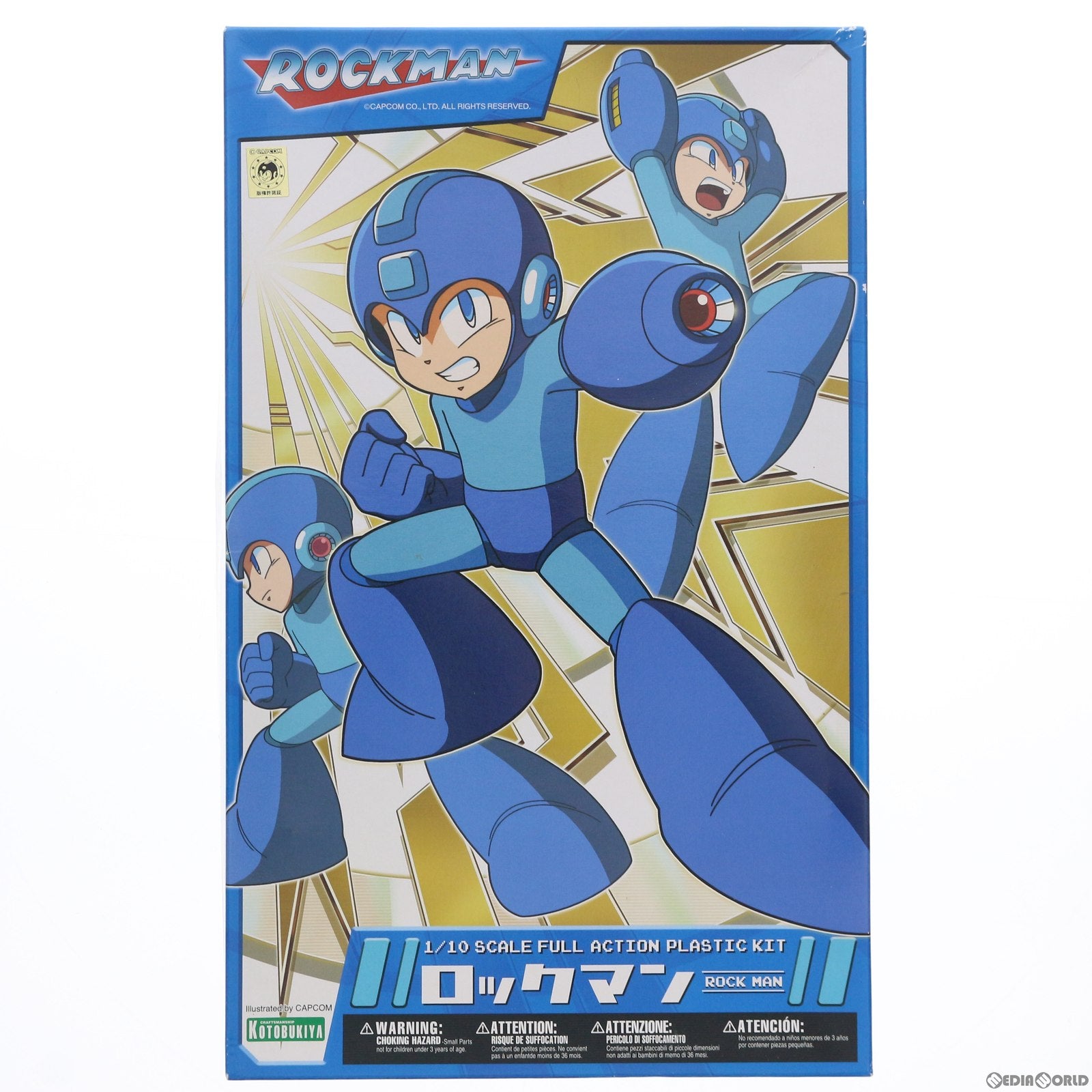 【中古即納】[PTM] (再販) 1/10 ロックマン プラモデル(KP140) コトブキヤ(20110630)