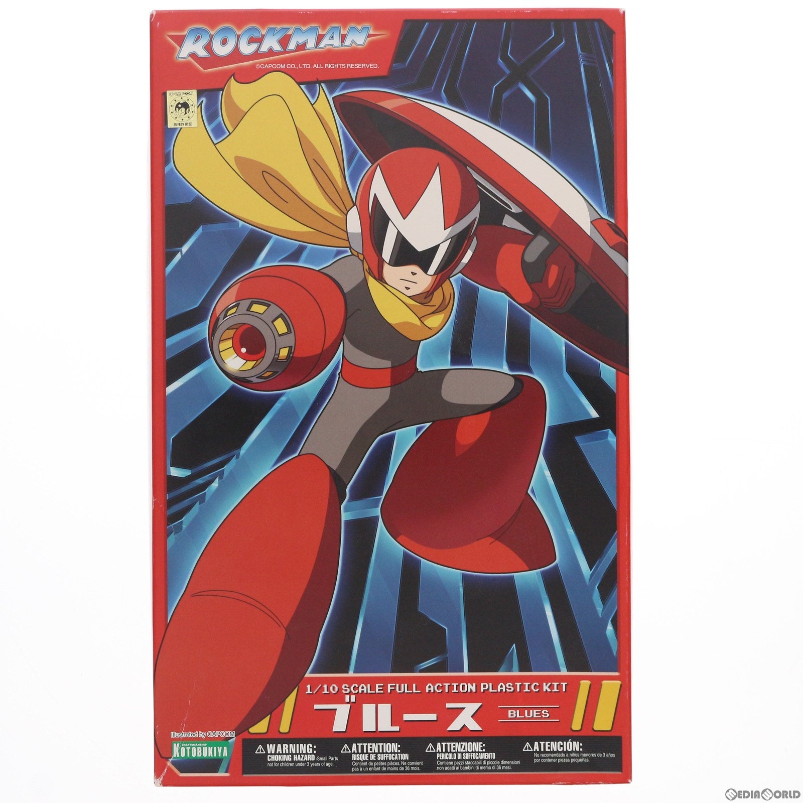 【中古即納】[PTM] (再販) 1/10 ブルース ROCKMAN(ロックマン) プラモデル(KP153) コトブキヤ(20110630)