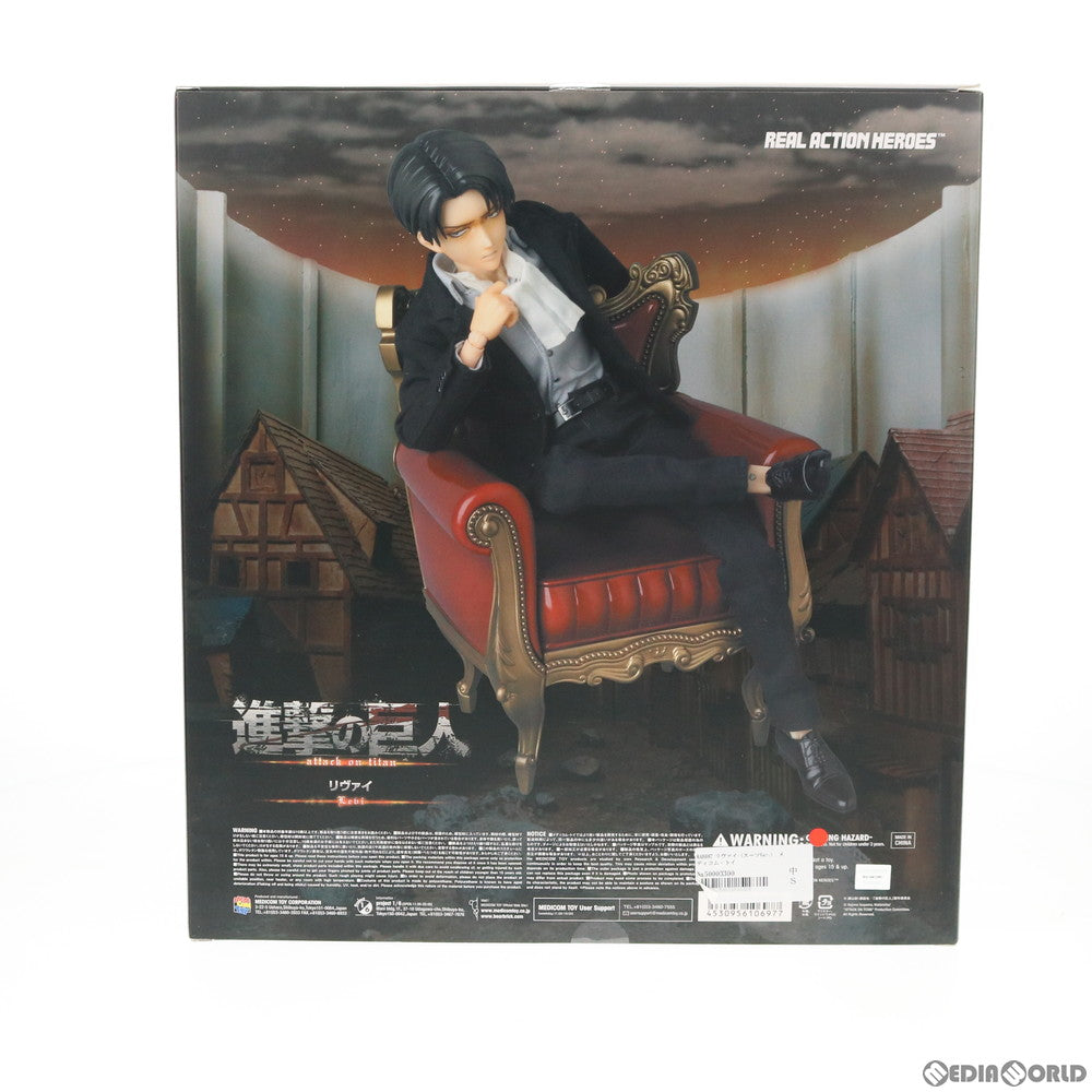 【中古即納】[FIG] リアルアクションヒーローズ No.697 RAH リヴァイ(私服Ver.) 進撃の巨人 完成品 可動フィギュア メディコム・トイ(20150909)