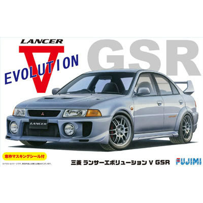 【新品】【お取り寄せ】[PTM] ID-100 1/24 三菱 ランサーエボリューションV GSR 窓枠マスキングシール付 プラモデル フジミ(20150121)