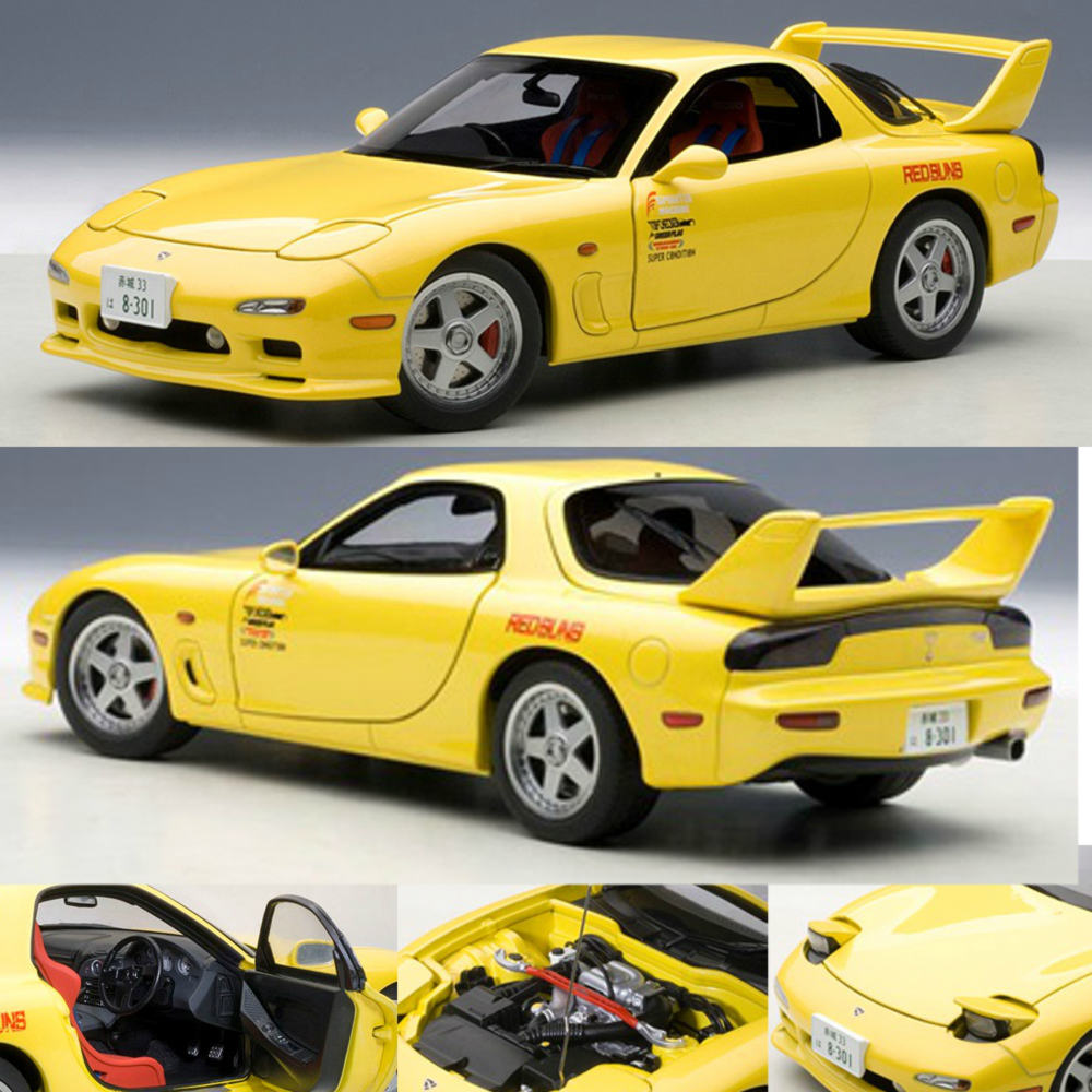 【中古即納】[MDL] 1/18 マツダ アンフィニ RX-7 (FD3S) 新劇場版 頭文字D(イニシャルD) Legend1 -覚醒- 完成品 ミニカー(75966) オートアート(20150912)