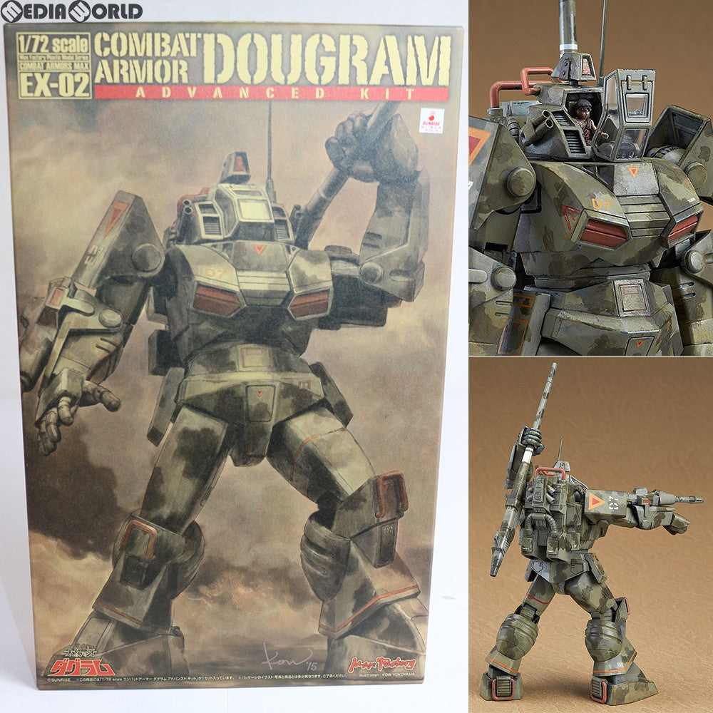 【中古即納】[PTM] COMBAT ARMORS MAX EX-02 1/72 コンバットアーマー ダグラム アドバンスト キット 太陽の牙ダグラム プラモデル マックスファクトリー(20150528)
